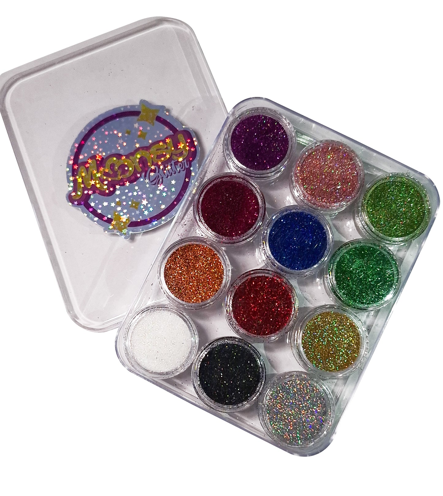 CHAROLA DE GLITTER EN POLVO